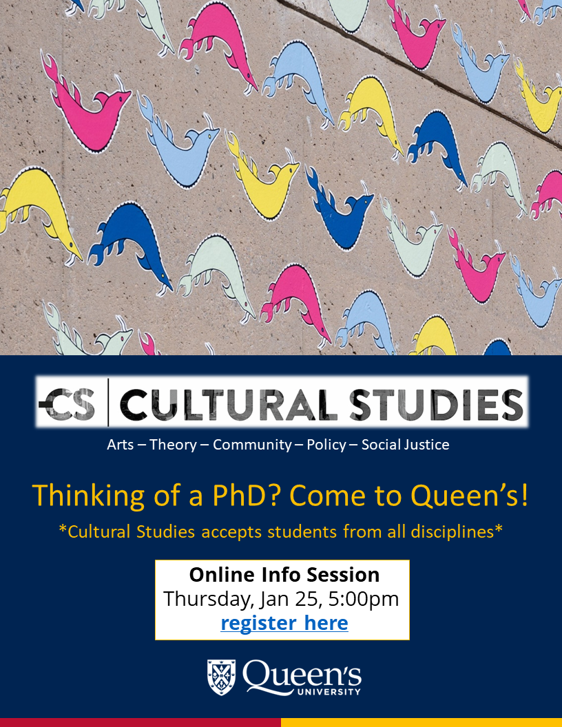 Thinking of a PhD? | Cultural Studies